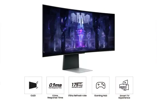 34" Odyssey OLED G8 монитор LS34BG85