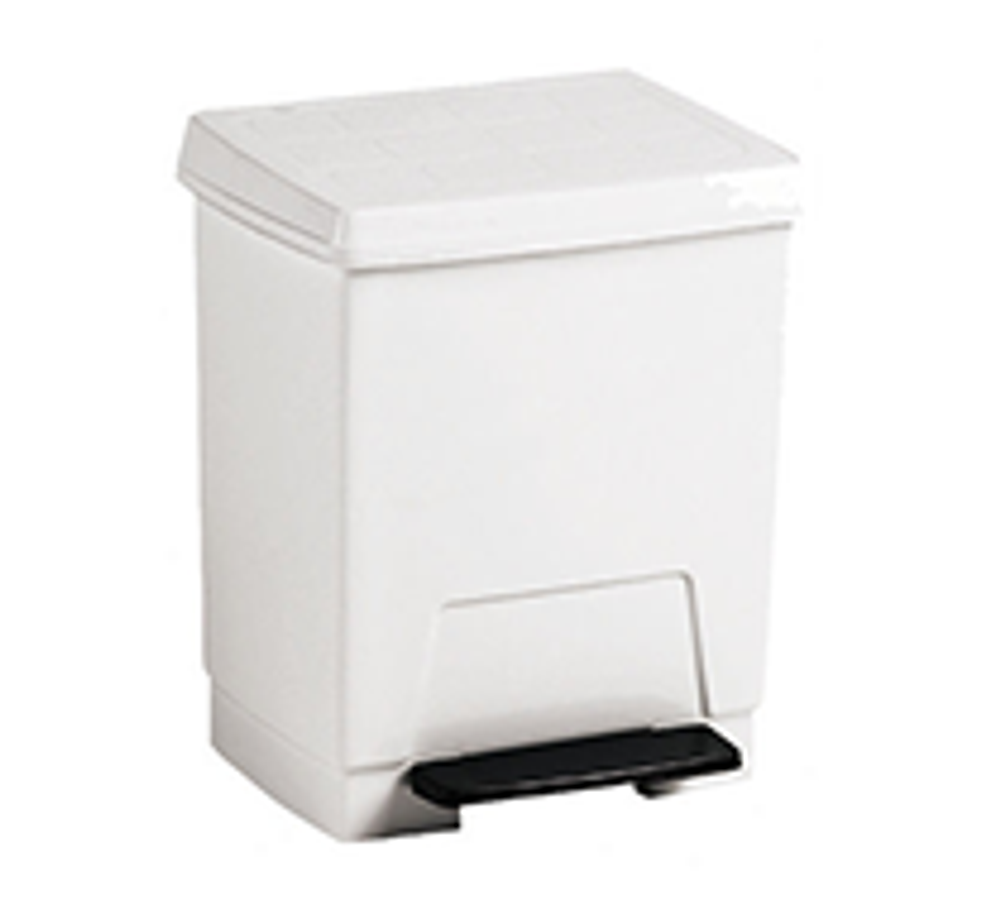 Ведро для мусора с педалью 23 л. ABS NOFER 14026.W белый
