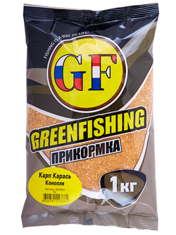Прикормки GF 8кг КАРП/КАРАСЬ Конопля набор