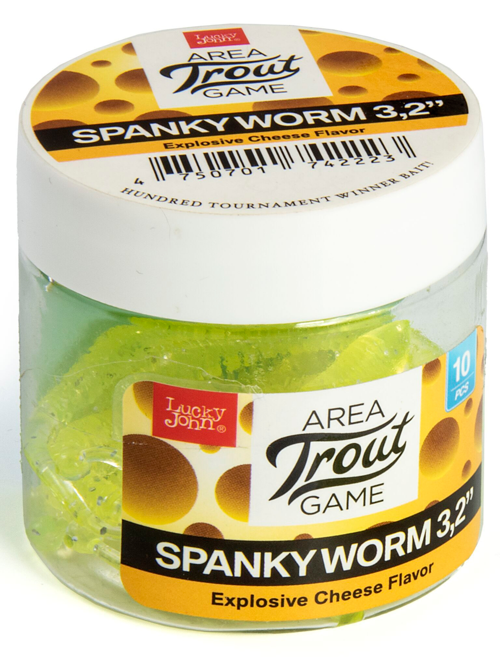 Слаги съедобные искусственные LJ Pro Series SPANKY WORM 3,2in (08.00)/071 10шт.