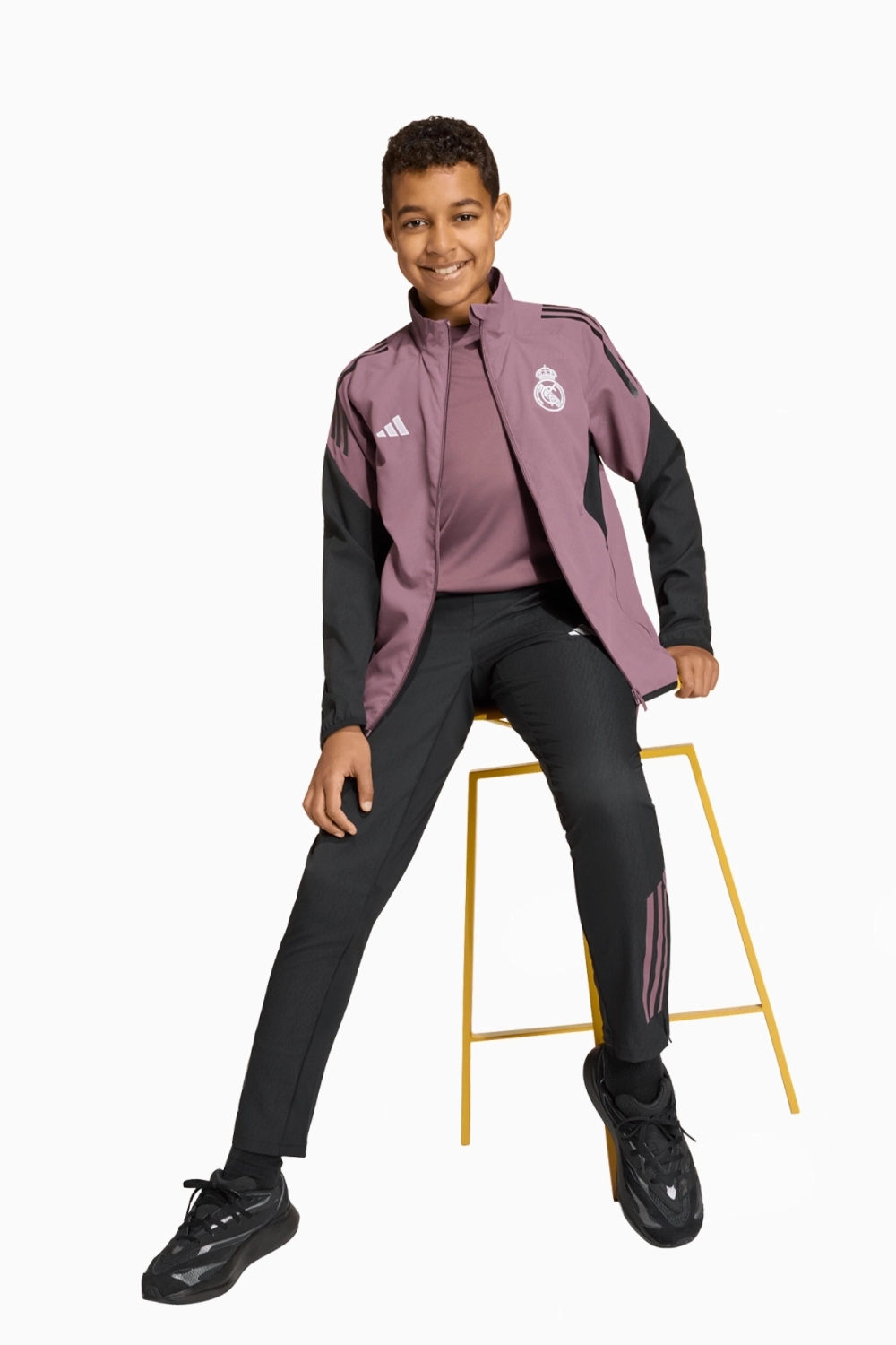 Штаны adidas Real Madrid 25/26 Competition Presentation Junior - черный