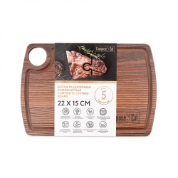 Доска разделочная 22х15см ComposeEat ясень рибейра