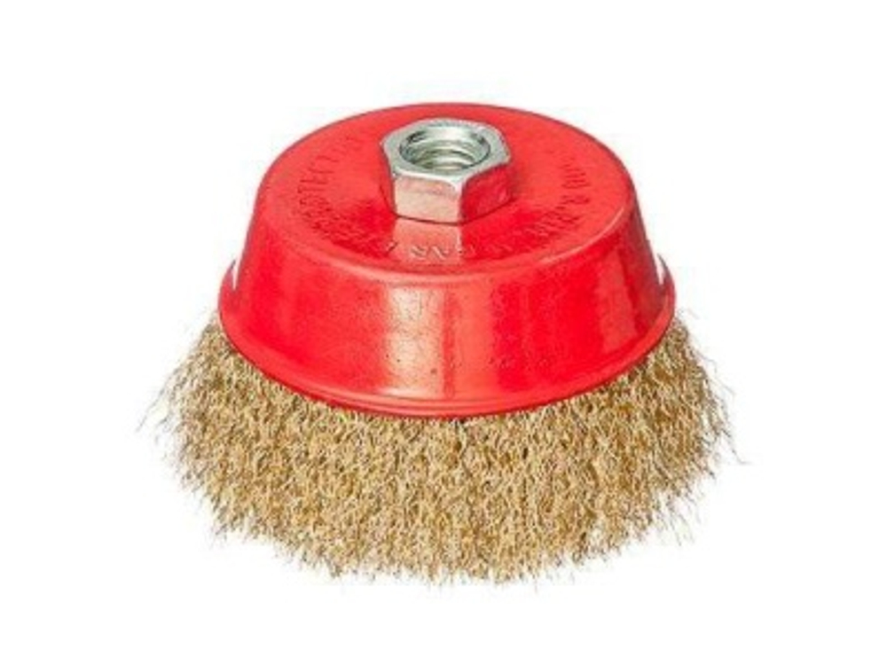 Щетка металл. ЕРМАК для УШМ 100мм/М14 чашка (60шт/кор)