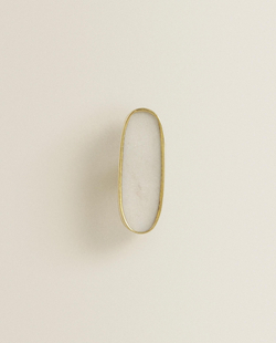 Мебельная ручка Zara Home, 1.5х5.5х5 см, золотой, 2 шт., 5385/555