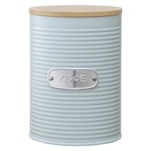 Набор из 3-х стальных банок для хранения с крышками из бамбука Irmel JY-SS-IR-SCZP-MNT-SetS3, 1.2 л, голубой