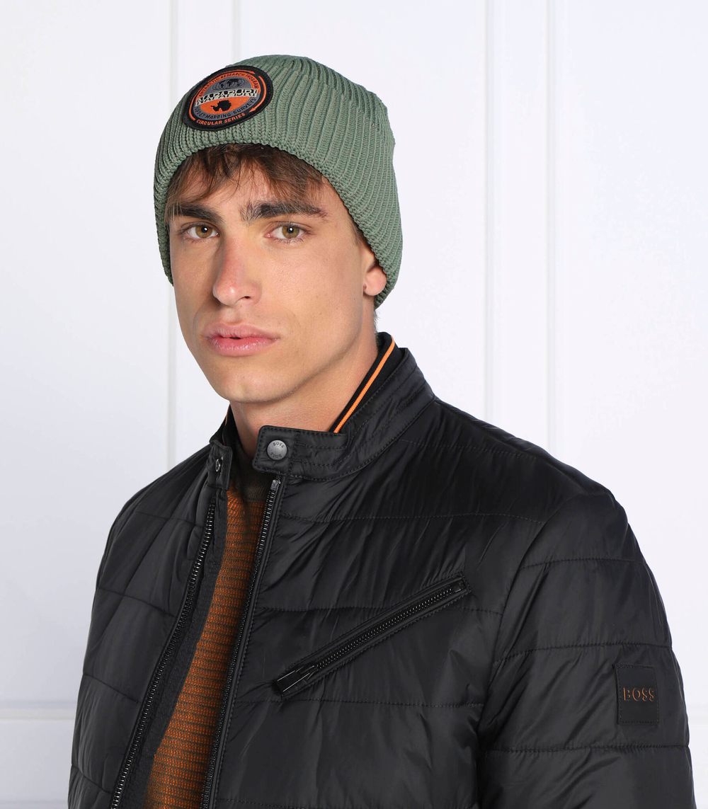 шапка circular Napapijri - зеленый(NP0A4H7X)