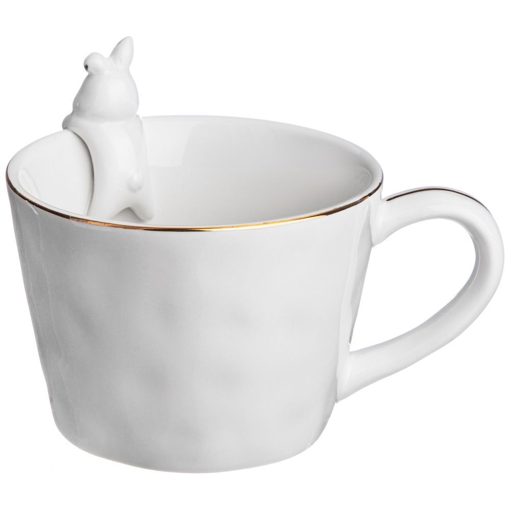КРУЖКА "КРОЛИК" 350 МЛ / 14*10*7,5 СМ (КОР=48ШТ.)