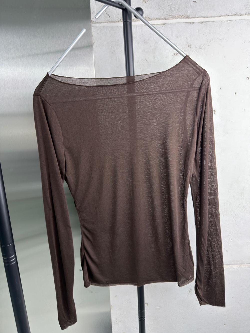 Лонгслив женский арт. 0100 цвет "шоколадный"