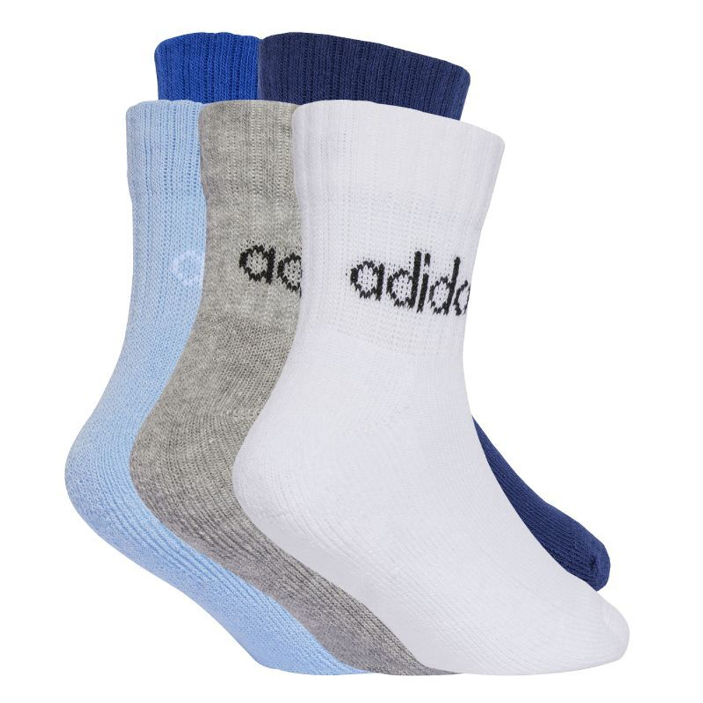 Теннисные носки Adidas Kids Linear Ankle 5P - multicolor