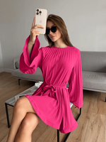 Платье летнее короткое с поясом