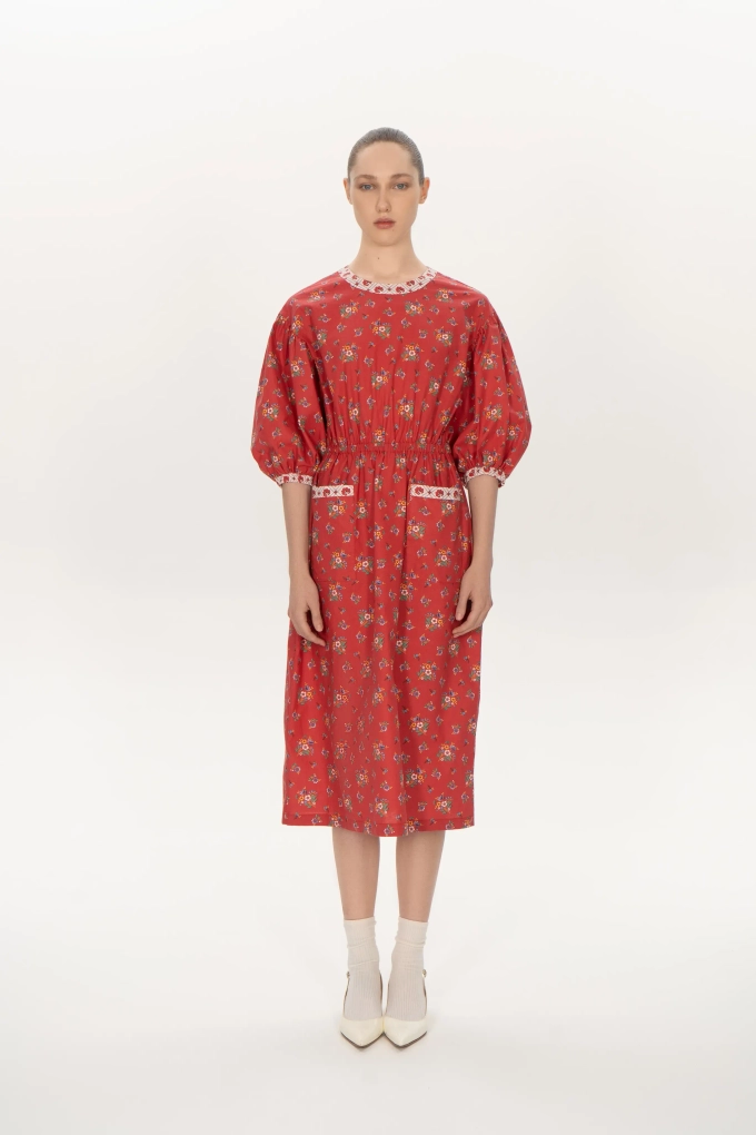 Платье «Ситец», красный