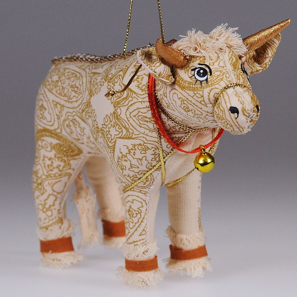 Ёлочная  игрушка Бычок