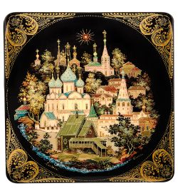 ШК-19/31 Шкатулка в технике декупаж «Суздаль» (16х16х4,5)