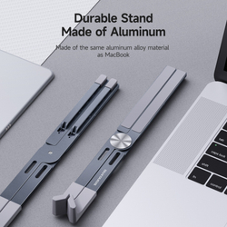 Складная X-образная подставка для ноутбука из алюминия от Dux Ducis, серия X-Shape Laptop Stand