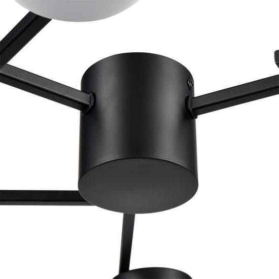 8186/6C COMFI LN25 205 черный, металл Люстра потолочная LED GX53 6*7W 220V DABRA