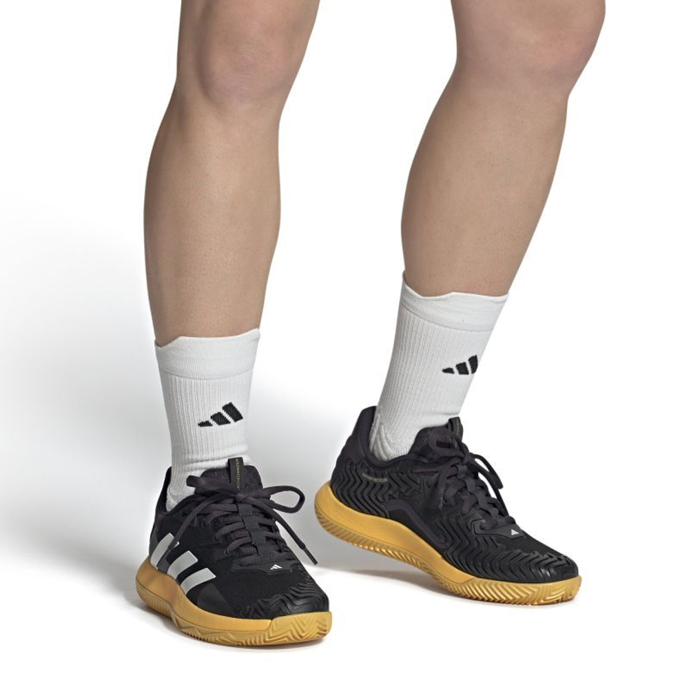 Мужские кроссовки теннисные Adidas SoleMatch Control M Clay - черный