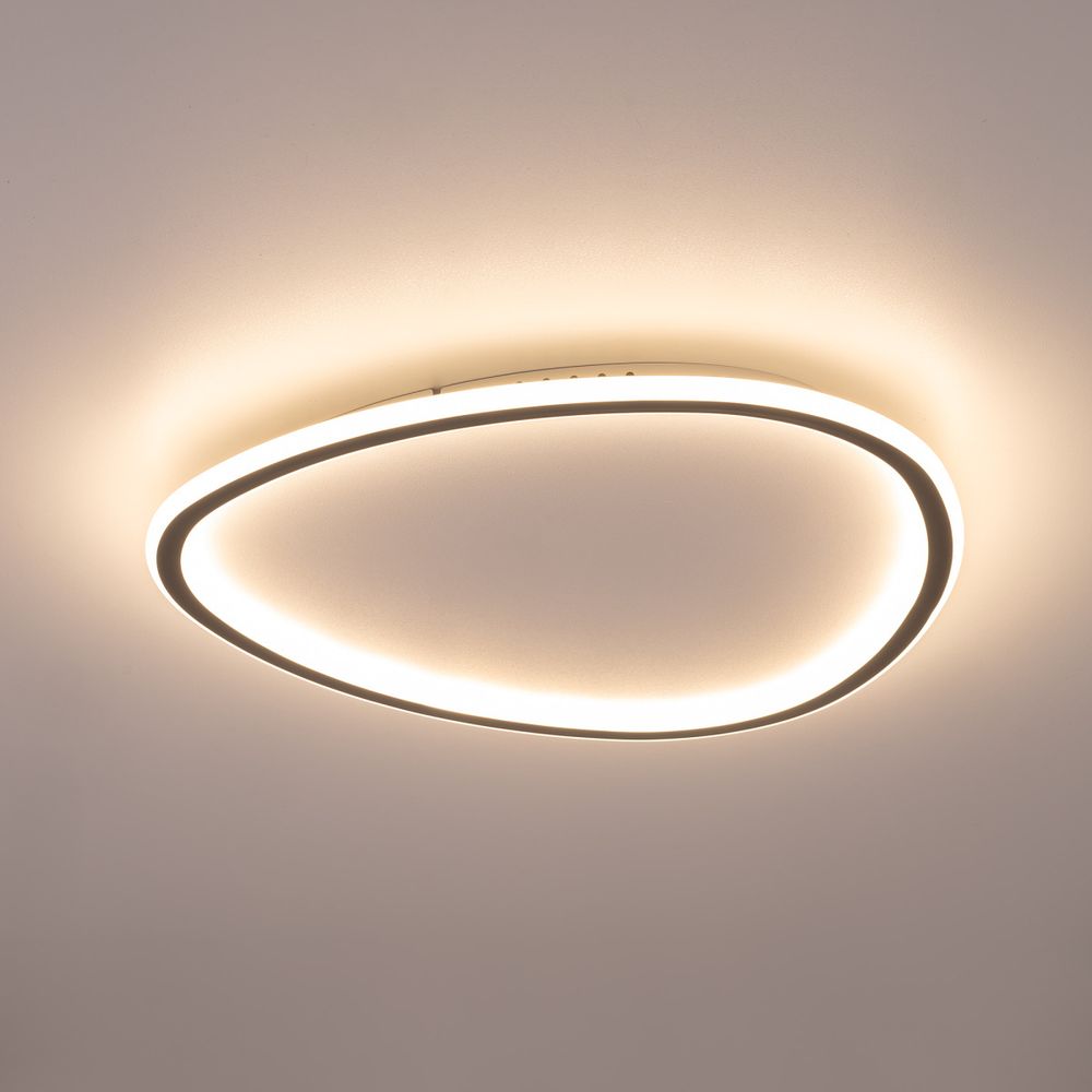 Citilux ТRIO CL215B251E LED RGB Люстра с пультом Чёрная