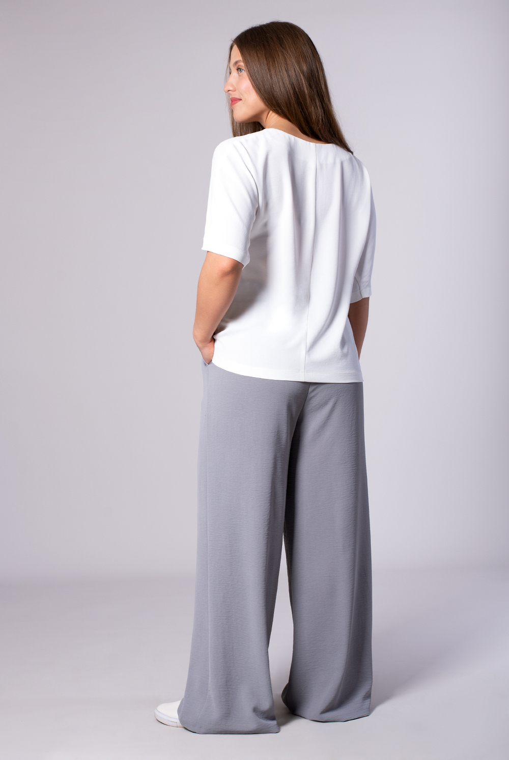 Блузка женская 2165ЮПБ, молочный #28Мол092165ЮПБ