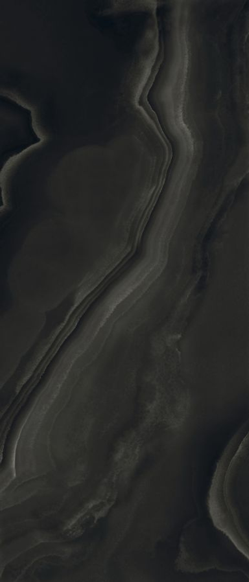 Керамогранит REX ECCENTRIC LUXE SMOKY BLACK GLOSSY 120X280R (778820) 6MM