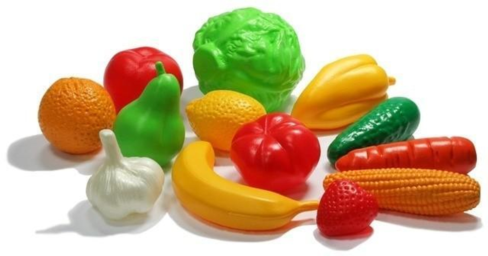 Набор "Фрукты, Овощи" 13 предм. сетка (Нордпласт)