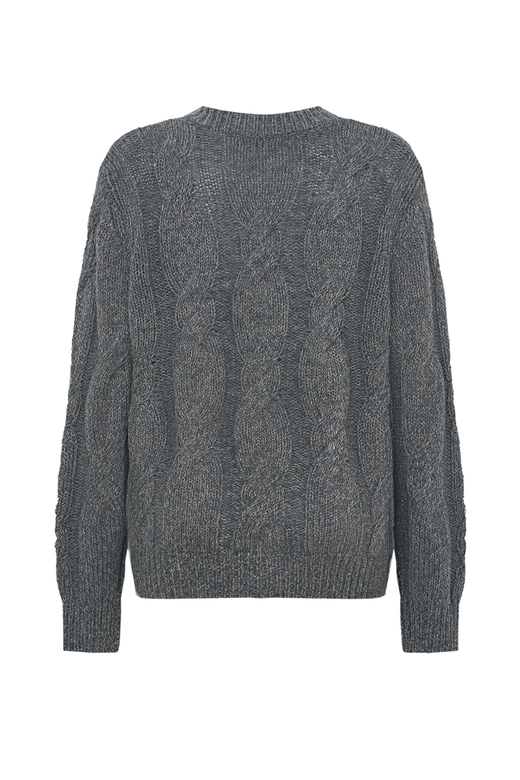 Кашемировый кардиган с люрексом