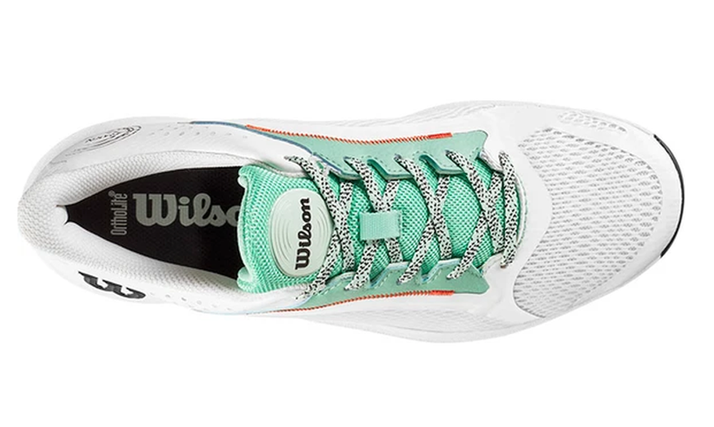 Женские  кросовки для Padel Wilson Hurakn 2.0 W - white/biscay green/black