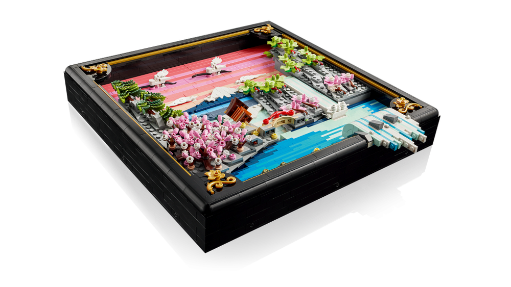 Конструктор LEGO Art 31218 лего Японский пейзаж с цветущей сакурой — художественный набор 18+