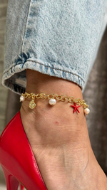 Анклет "Морская мечта", оттенок золото