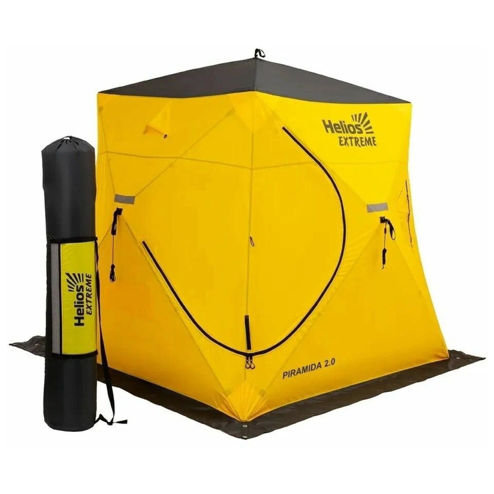 Палатка зимняя Helios PIRAMIDA EXTREME 2.0 (широкий вход) (HS-ISТ-PE-2.0-P)