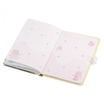 Блокнот 13,5 см * 19,5 см , 7БЦ, Alingar, мат. ламинация, код. замочек, ручка, 80л., диз. внутр. блок, линия, "Королевство кошек"