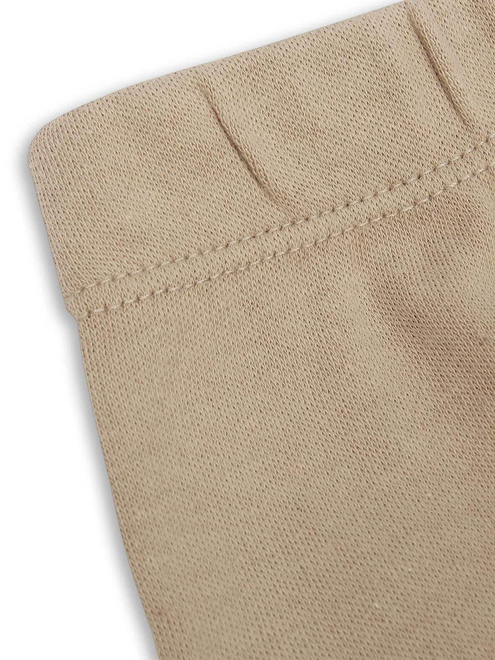 Костюм для девочек (свитшот, шорты) бежевый, р.110 (MINAKU)