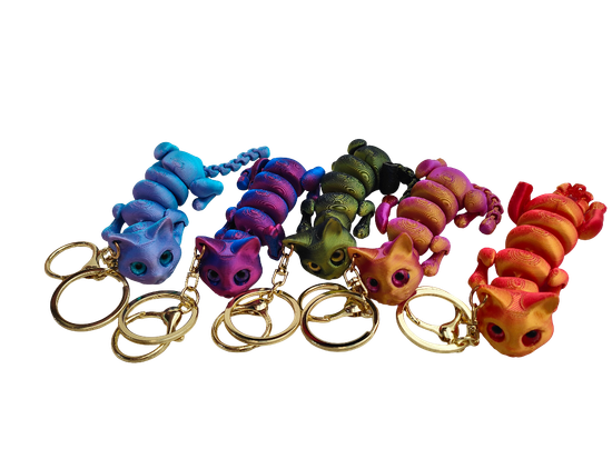 Брелок 3d-печатный Котик в ассорт. 12 см