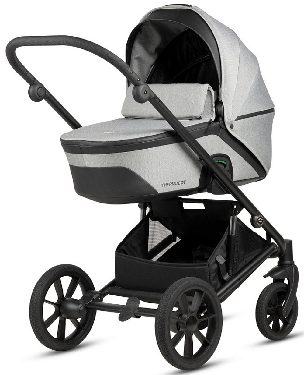 Детская коляска Noordi Aqua V2 3 в 1 с автокреслом Terra Edusky Black 1482602 Light Grey