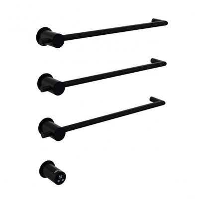 Полотенцесушитель электрический ABBER Charme AH4003MB черный матовый