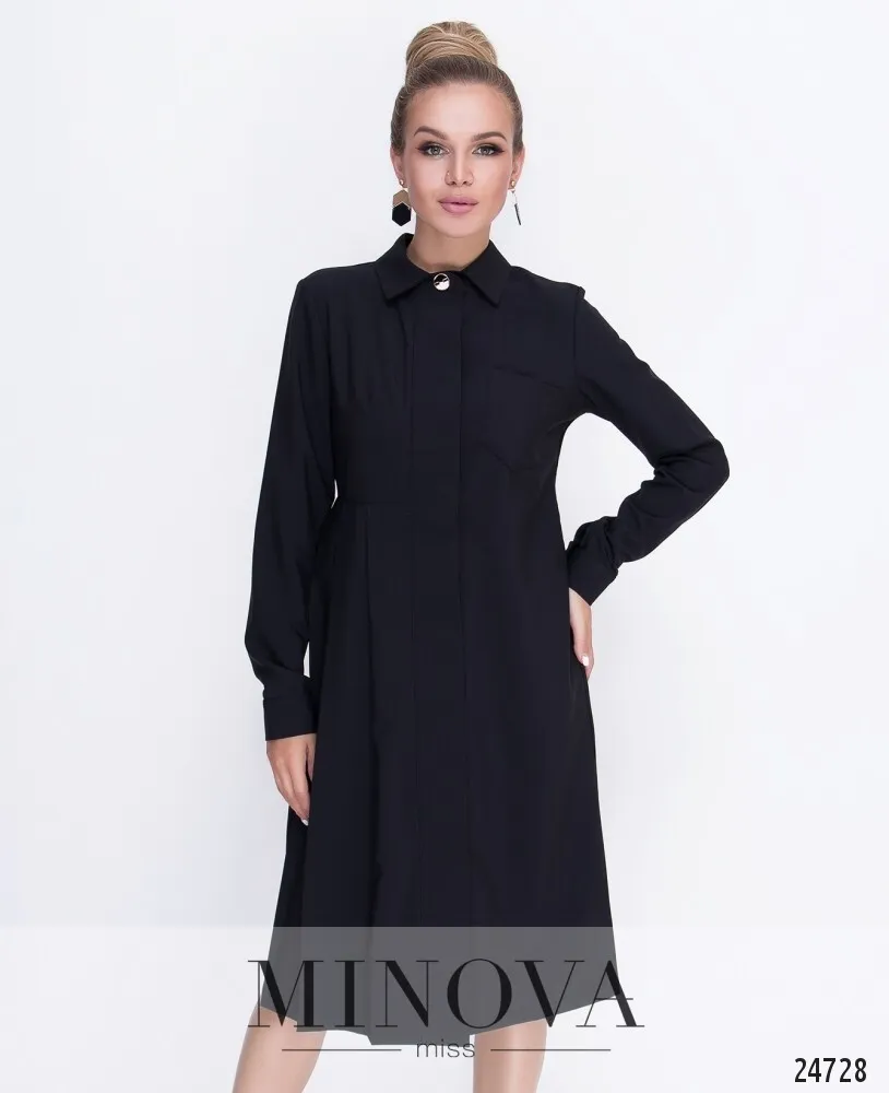 Платье 3099-черный Minova