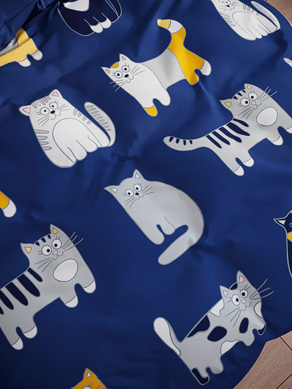 Простынь на резинке Simple House "Sinder (полисатин)" 140х200 см