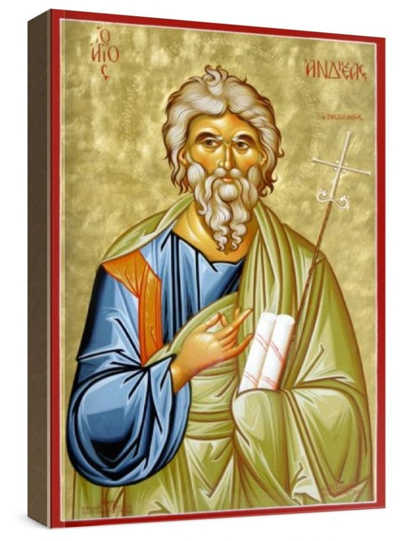 Андрей Первозванный (рукописная икона)