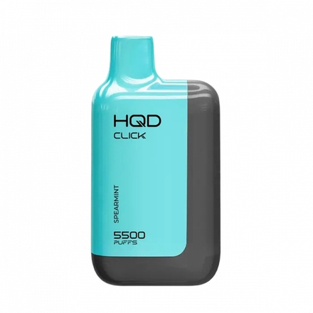 Набор HQD Click 5500 с картриджем Сладкая мята 5500 затяжек 20мг (2%)