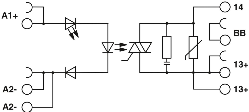 2904632 - PLC-OPT- 24DC/230AC/2.4/ACT - Модуль полупроводникового реле