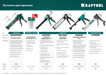 KRAFTOOL 310 мл, cкелетный поворотный пистолет для герметика Professional 4-in-1 06675