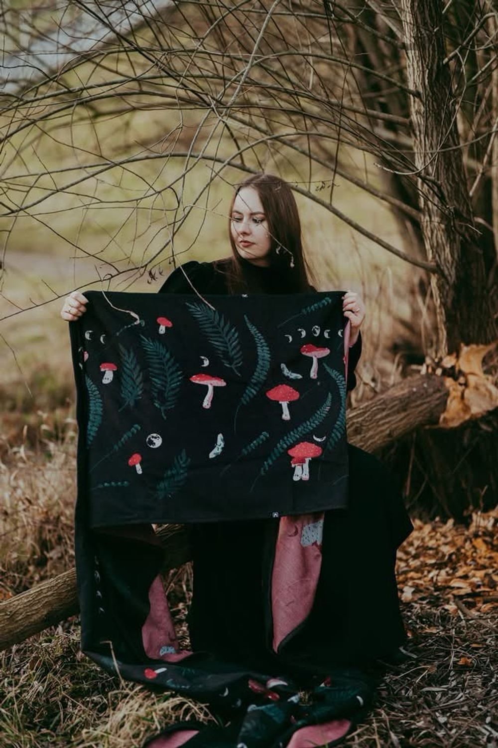 Слинг-шарф «Мускария ночные леса»