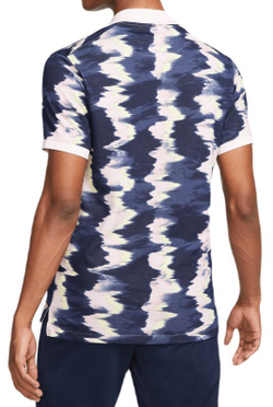 Мужское теннисное поло Nike Print Slim-Fit Polo - разноцветный