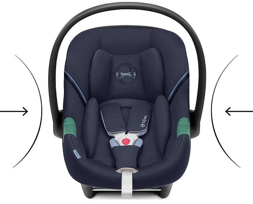 Коляска Cybex Balios S Lux SLV complete Aton S2 Ocean Blue 3 в 1 Stone Grey с дождевиками