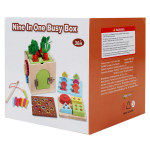 Развивающая игрушка деревянная Бизибокс, коробка C-41734