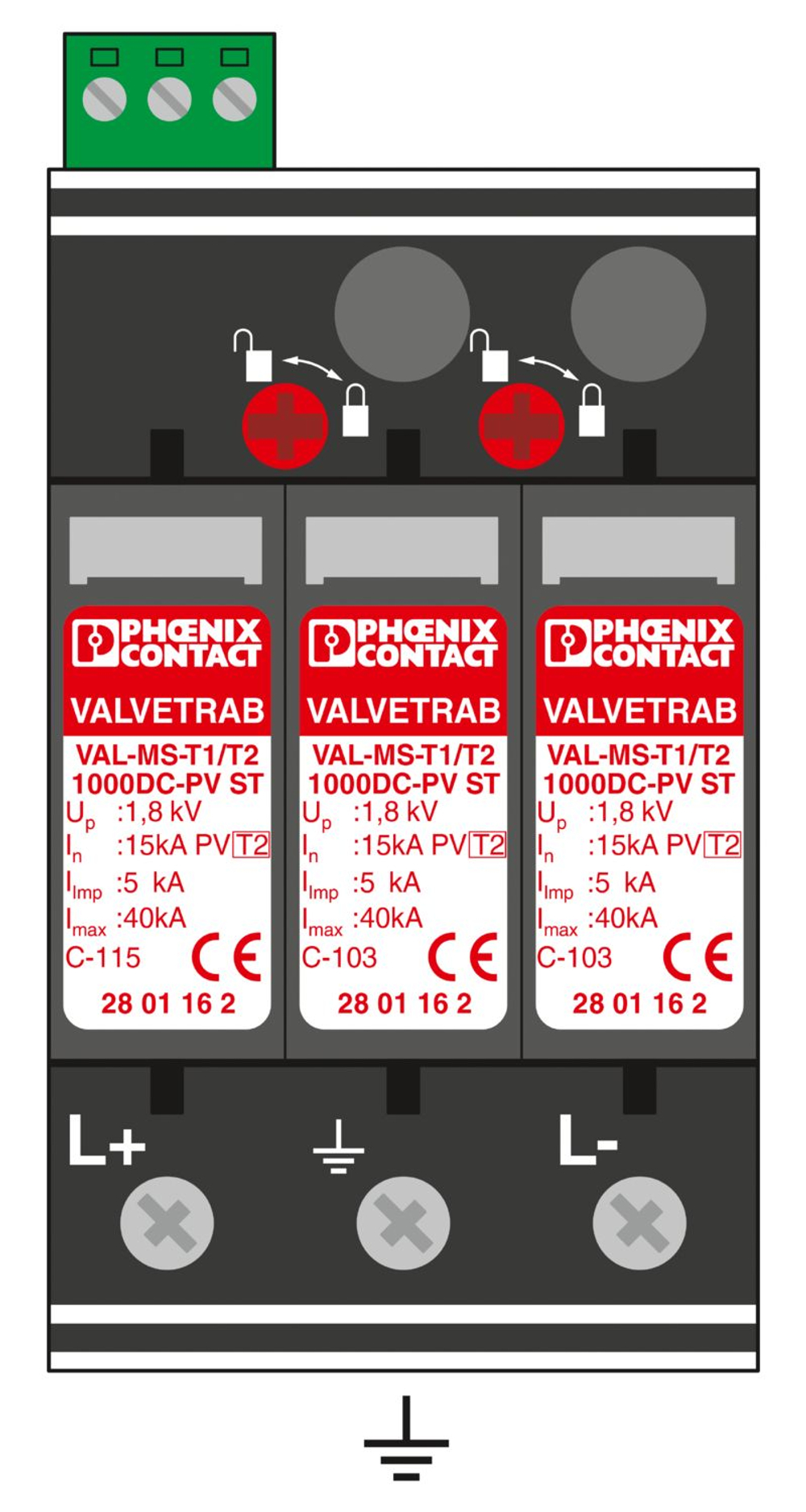 1056069 - SOL-SC-1ST-0-DC-1MPPT-1101 - Соединительные коробки генераторов