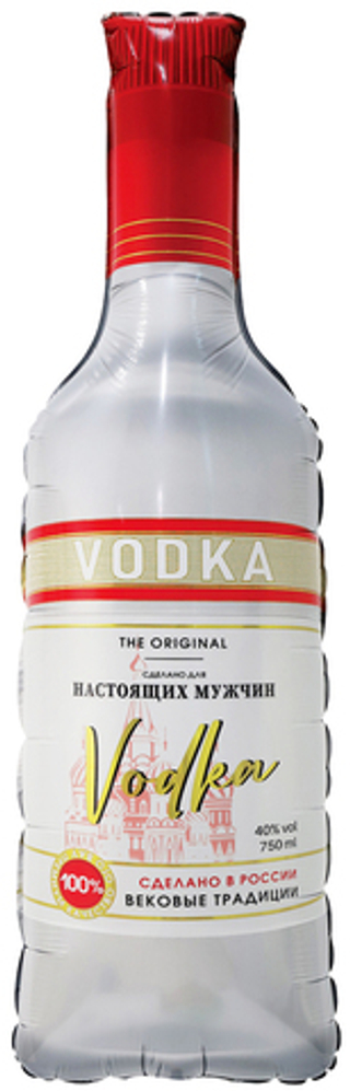 Фигура "Бутылка водки для настоящих мужчин"