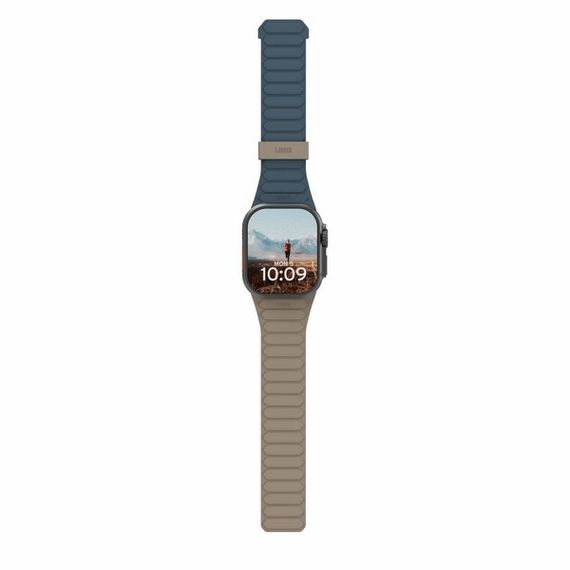 Ремешок силиконовый UAG Pathfinder Silicone для Apple Watch 49/45/44/42 мм Dune/Cloud Blue (194161118051)