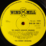 The Yves Munday Orchestra ‎– The Charles Aznavour Songbook (Англия 1975г.) Т