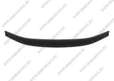 Дефлектор капота темный MITSUBISHI OUTLANDER 2012-, NLD.SMIOUT1212