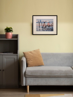 Картина авторская акварельная в паспарту 30х40 см на стену для интерьера "На грани в Венеции"